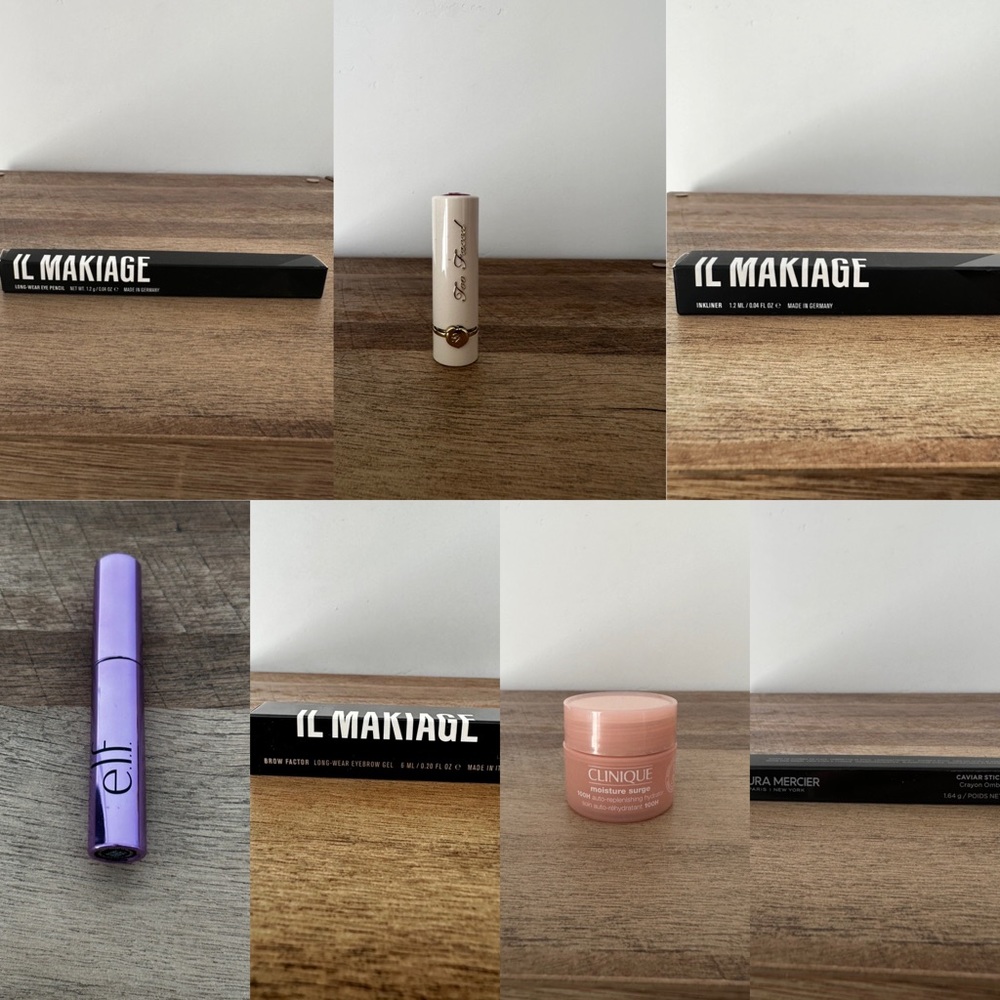 Multi brand make up gift set